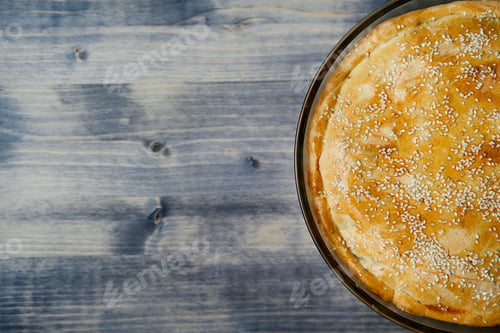 Preview: Chicken and buckwheat shepherd's pie. Close-up