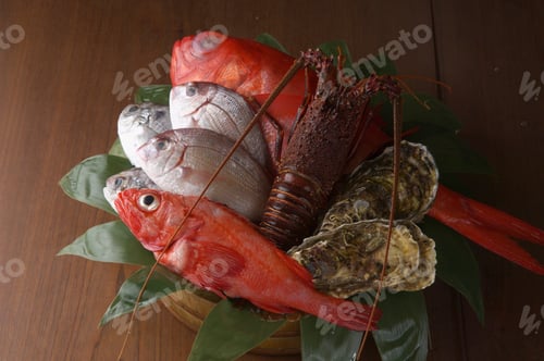 Preview: Raw fish and other seafood