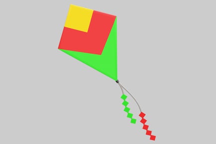 Preview: A Colorful Kite Flying High