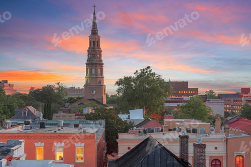 Preview: Charleston, South Carolina, USA Townscape