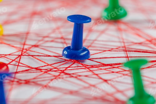 Preview: Network with pins