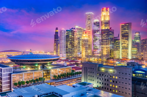 Preview: Singapore City Skyline