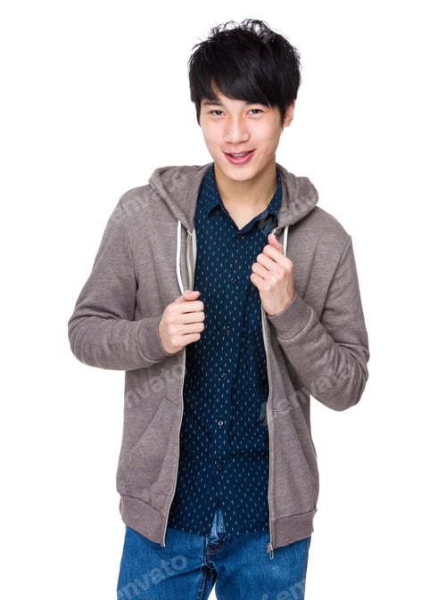 Preview: Asian Man portrait