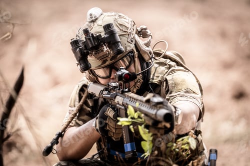 Preview: US marines in the mountains during the military operation