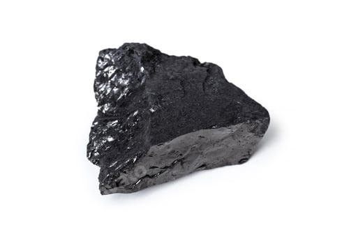 Preview: Natural wood charcoal Isolated on white