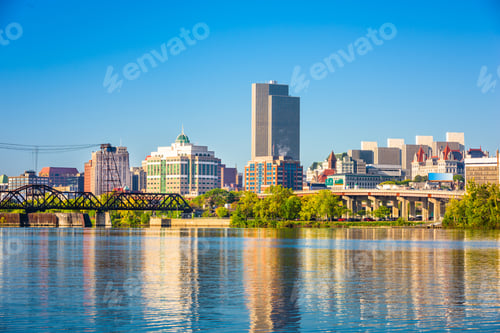 Preview: Albany, New York, USA Cityscape