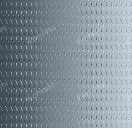 Preview: Silver metal background with hexagon