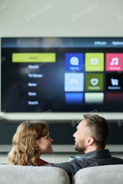 Preview: Watching TV Together in Living Room