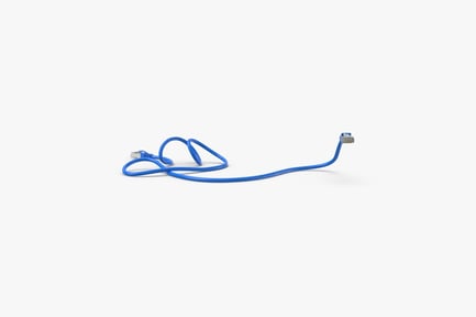 Preview: Blue Ethernet Patch Cable with RJ45 Connectors