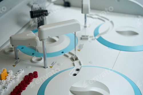 Preview: Laboratory equipment. Device for laboratory research in medical center