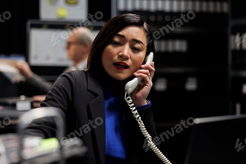 Preview: Business consultant making phone call