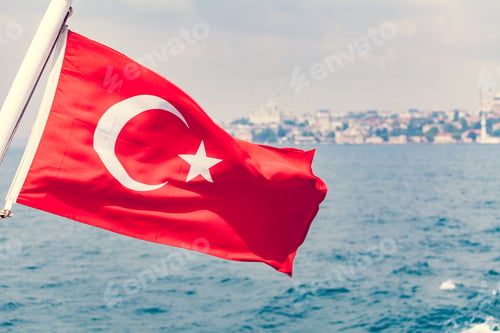 Preview: Turkey flag waving