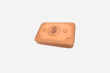 Preview: Premium Cash Stack 3D Illustration