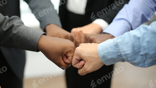 Preview: Startup Business People Teamwork Cooperation Hands Together