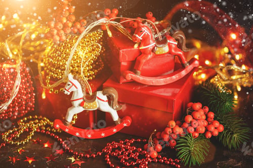 Preview: Christmas Holiday Background.