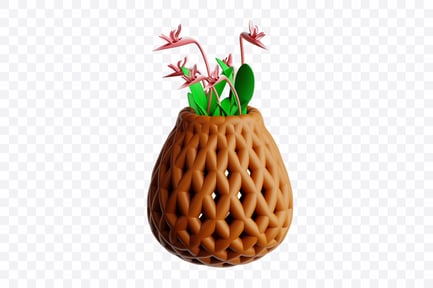 Preview: 3D Strelitzia Basket