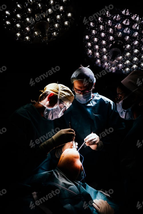 Preview: Surgical Team Performing an Operation in Hospital Room