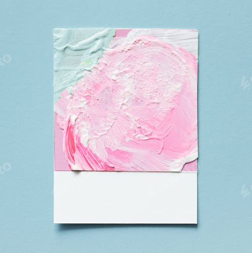Preview: Close up of a handmade card