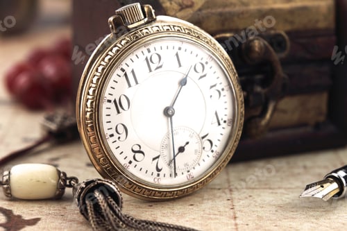 Preview: Antique Retro Pocket Clock