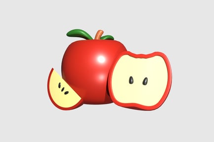 Preview: Apple 3D Illustration
