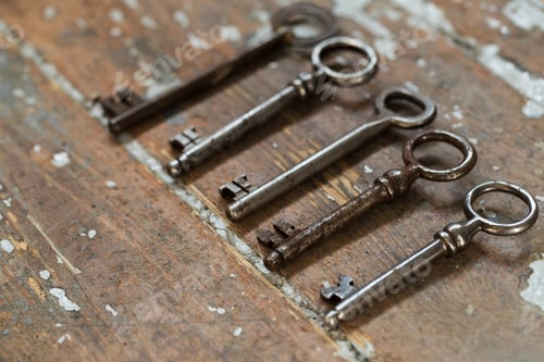 Preview: Old, ornate keys