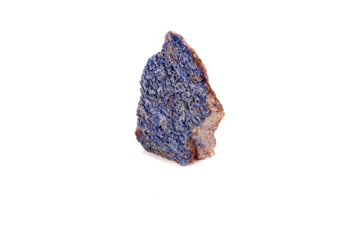 Preview: Macro mineral stone Malachite and Azurite against white background