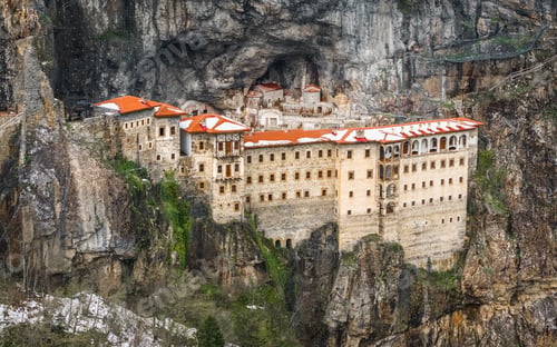 Preview: Aerial view of Sumela Monastery