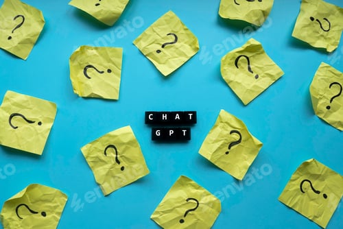 Preview: ChatGPT Chat with AI or Artificial Intelligence.Digital chatbot. Robot application and conversation.