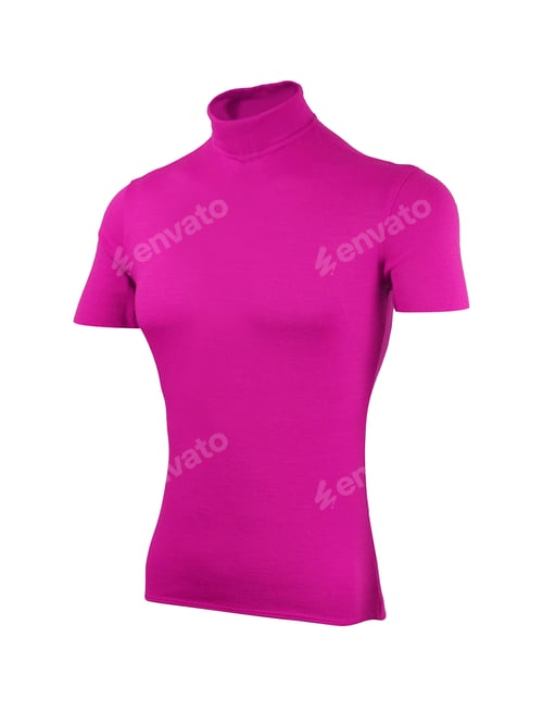 Preview: purple woman shirt isolated on white
