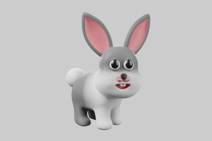 Preview: Easter bunny cartoon character