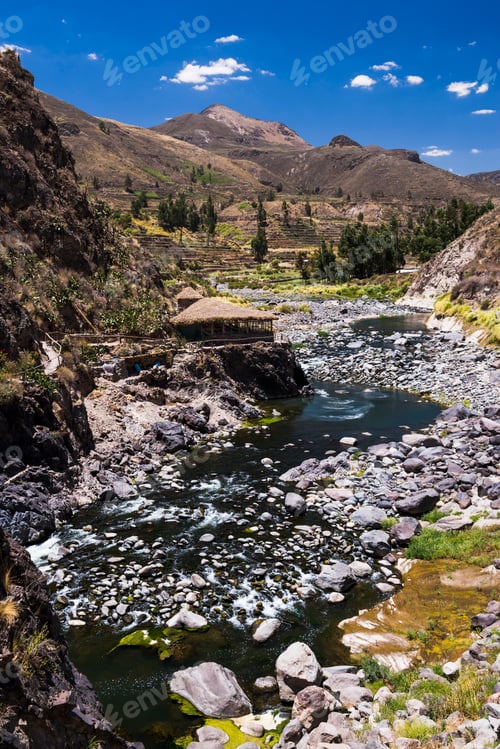 Preview: Hot springs, Colca Canyon, Peru, South America