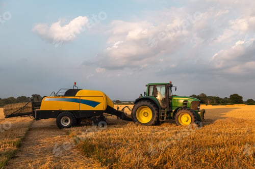 Preview: Process of hay making during harvesting