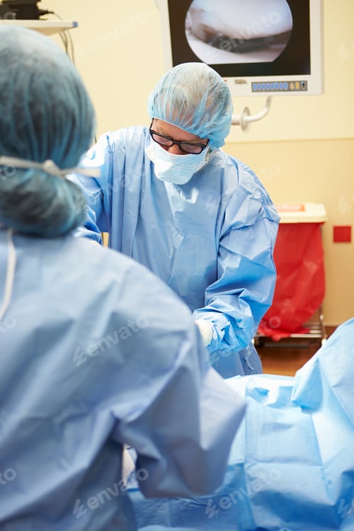 Preview: Surgical Team Working In Operating Theatre