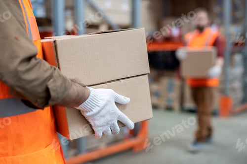 Preview: Movers working at warehouse