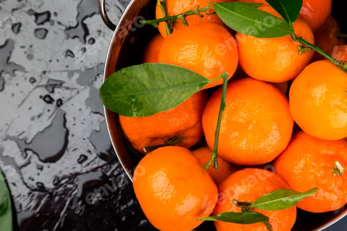 Preview: Tangerines background. Delicious and beautiful Citrus.
