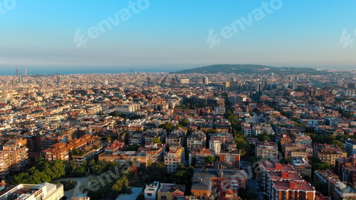 Preview: Barcelona city, Sarria-Sant Gervasi, one of the biggest districts of Barcelona