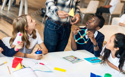Preview: Classroom Learning Mathematics Students Study Concept