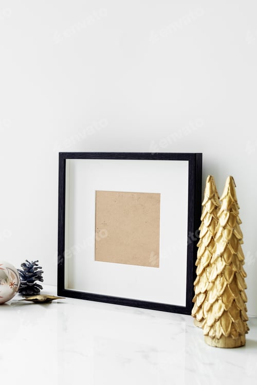 Preview: Christmas frame at home