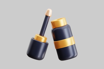 Preview: Eyelash glue bottle with applicator