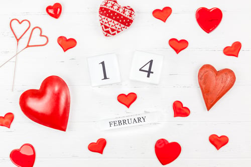 Preview: Creative Valentine Day romantic composition