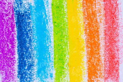 Preview: Colorful pastel crayons with painting background