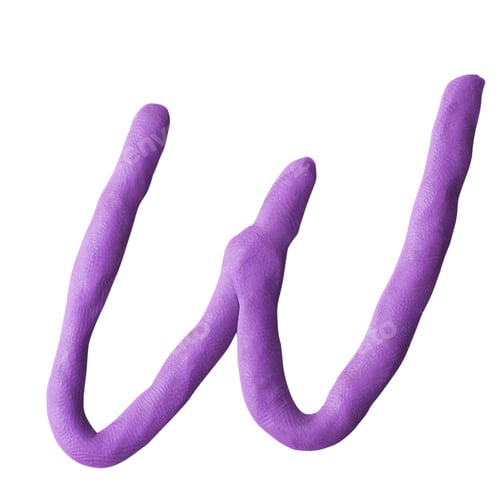 Preview: letter from plasticine
