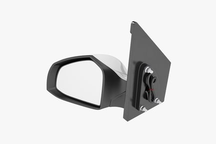 Preview: Car Side Mirror with Wiring