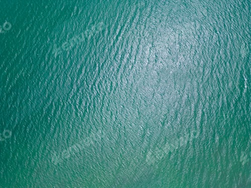 Preview: turquoise sea aerial top down view