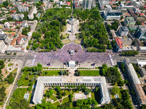 Preview: Rally in support of the country's European integration in Chisinau, Moldova