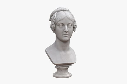 Preview: Jane Craufurd, Crosbie Heiress - Marble Bust
