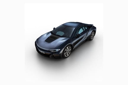 Preview: Sporty Electric Coupe - Dark Blue