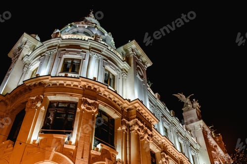 Preview: Correos building in the town hall square of the mediterranean city of Valencia