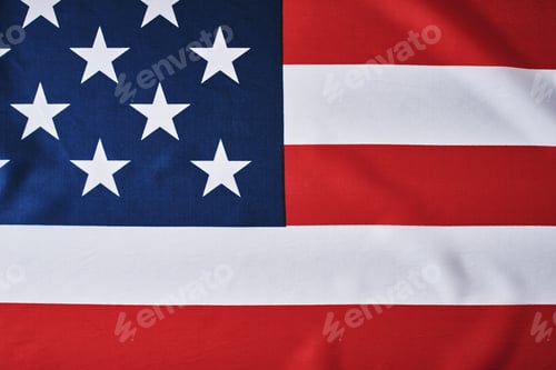 Preview: American Flag Background with Stars and Stripes