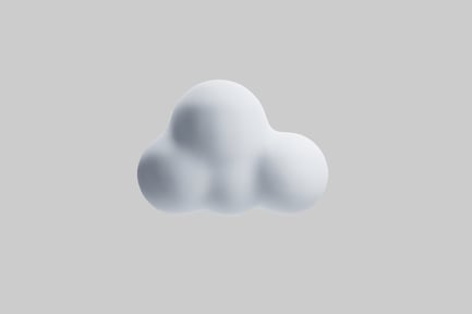 Preview: Abstract white shape with subtle shading